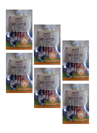 Reflex Chicken Wrapped Sticks Tavuklu Yetişkin Ödül Çubuğu 6x80 gr 
