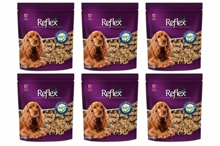 Reflex Hearts Treats Kuzu Etli Köpek Ödül Kemiği 150 Gr *6 adet
