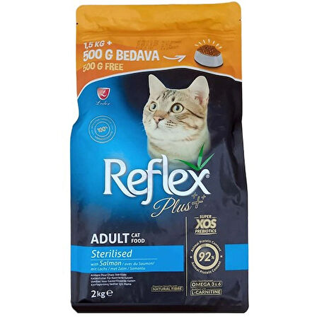 Reflex Plus Sterilised Somonlu Kısırlaştırılmış Yetişkin Kedi Maması 2 kg