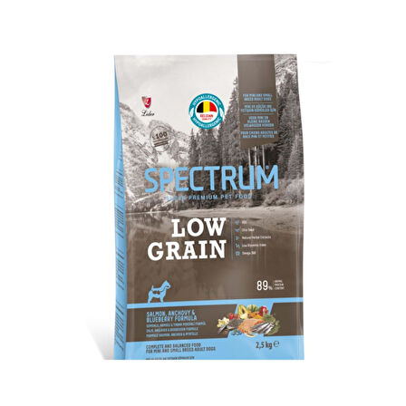 Spectrum Low Graın Salmon&Anchovy Formula for Mını Dog 2,5 Kg