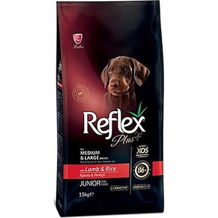 REFLEX PLUS 18 KG PUPPY MAXI BREED LAMB & RICE