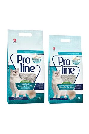 Proline Bentonit Kedi Kumu 20 + 10 lt Marsilya Sabunlu