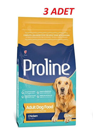 Pro Line Tavuklu Yetişkin Köpek Maması 2,2 Kg*3 Adet