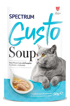 Gusto Ton Balıklı ve Bal Kabaklı Kedi Çorbası 50gr - 5 Adet
