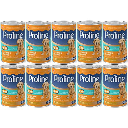 Proline Kuzu Etli ve Bal Kabaklı Yetişkin Köpek Konservesi 395 Gr*10 Adet