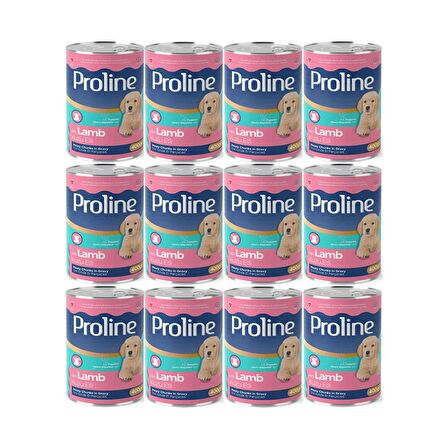 Proline Kuzu Etli Yavru Köpek Konservesi 400 Gr*12 Adet