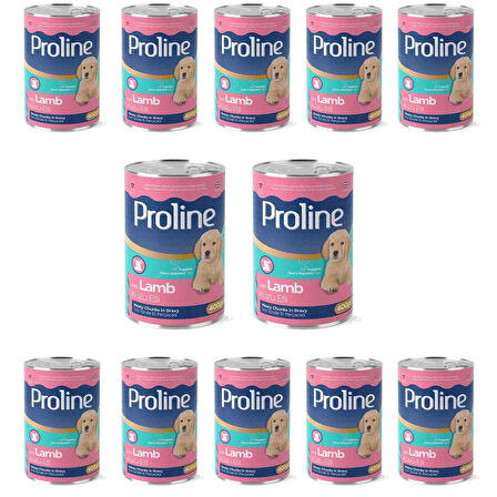 Proline Kuzu Etli Yavru Köpek Konservesi 400 g (12 Adet)