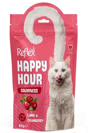 Reflex Happy Hour Sakinleşmeyi Destekleyici Kedi Ödül Maması 60 gr