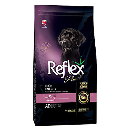 Reflex Plus High Energy Yüksek Aktiviteli Dana Etli Yetişkin Köpek Maması 12 Kg 