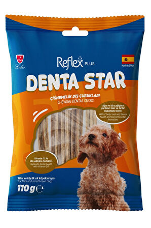 Reflex Plus Dentastar Chewing Mini Küçük Irk Yetişkin Köpek Çiğnemelik Diş Çubukları 110gr