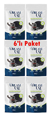 Dream Cat Kedi Kumu Koku Giderici Aktif Karbonlu 6x200 Gr 