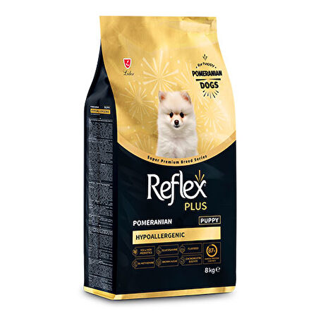 Reflex Plus HypoAllergenic Pomerian Yavru Köpek Maması 8 Kg 