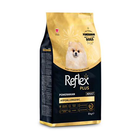 Reflex Plus Hipoalerjenik Pomeranian Yetişkin Köpek Maması 8kg