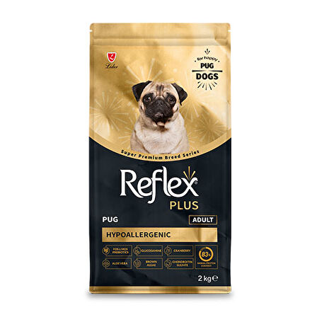 Reflex Plus HypoAllergenic Pug Yetişkin Köpek Maması 2 Kg 