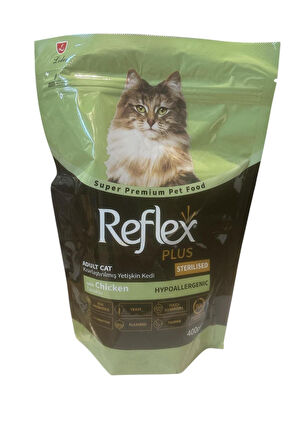 Plus Tavuklu Steril Hypoallergenic Kısır Kedi Maması 400Gr