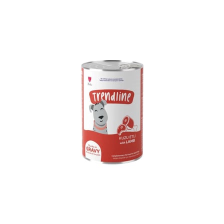 Trendline Sos İçinde Et Parçacıklı Kuzu Etli Köpek Konserve 400gr