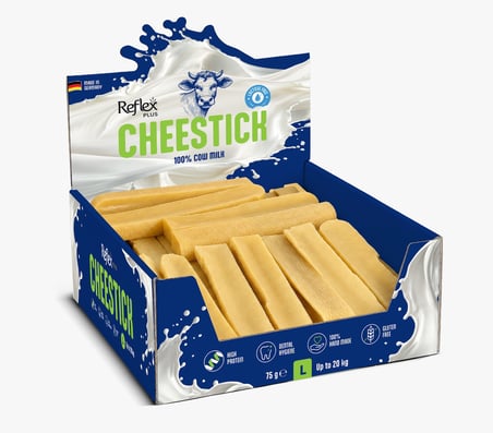Reflex Plus CheeseStick 50'li %100 Sütlü Köpek Ödül Çubuğu L