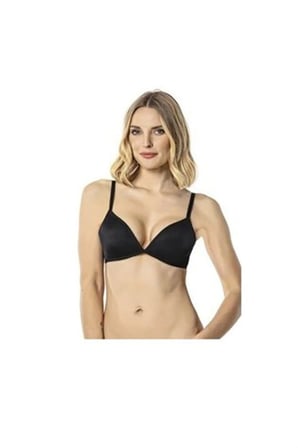 Ts2007 Blossom Üçgen Kaplı Tek Sütyen Dolgusuz - Siyah - 75b Siyah