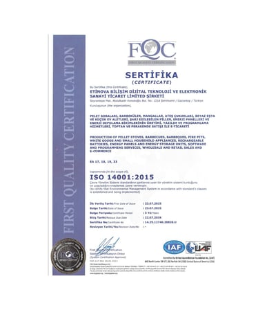 Etinova Comfort İF-03  Odun ve Pelet Sobası - Arkadan ve Yandan Panelli