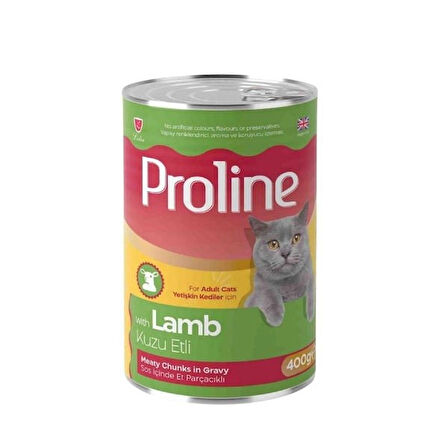 Proline 8 Çeşit Et Parçacıklı Konserve Yetişkin Kedi Maması (Toplam 8 Adet)