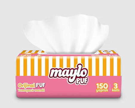 Maylo 150'li Puf Kağıt Mendil 12 Adet