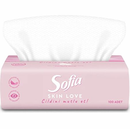 Sofia Skin Love Pudra Kokulu Mendil 100'lü