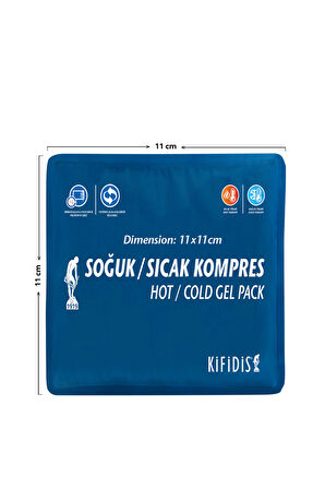 K513 Kifidis Sıcak/Soğuk Jel Kompres 11x11 cm