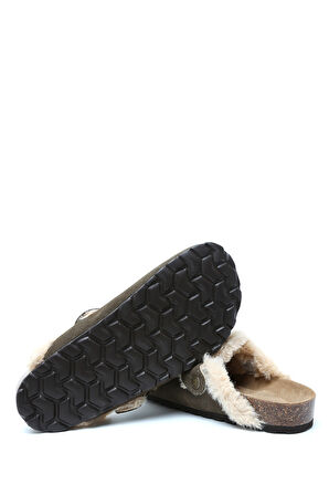 K14207-029SD Kifidis Soft Step Kadın Süet Deri Sabo Mantar Terlik 36-41