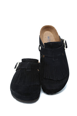 K14742SD  Kifidis Soft Step Kadın Süet Deri Sabo Mantar Terlik 36-41