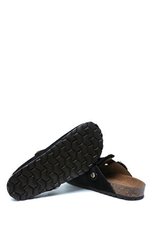K14742SD  Kifidis Soft Step Kadın Süet Deri Sabo Mantar Terlik 36-41