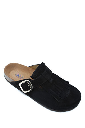 K14742SD  Kifidis Soft Step Kadın Süet Deri Sabo Mantar Terlik 36-41
