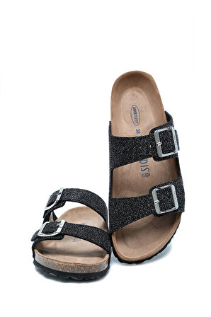 K15011 Kifidis Soft Step Kadın Çift Bantlı Mantar Terlik 36-41