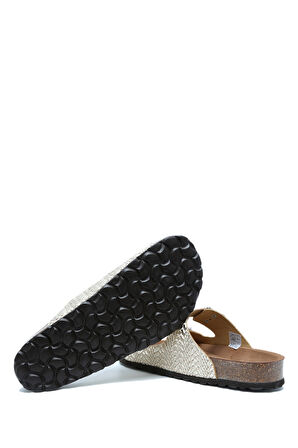 K14944 Kifidis Soft Step Kadın Çift Bantlı Mantar Terlik 36-41