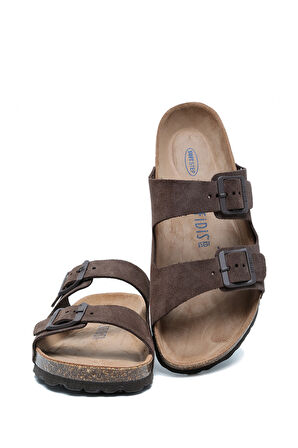 K14943 Kifidis Soft Step Kadın Çift Bantlı Mantar Terlik 36-41