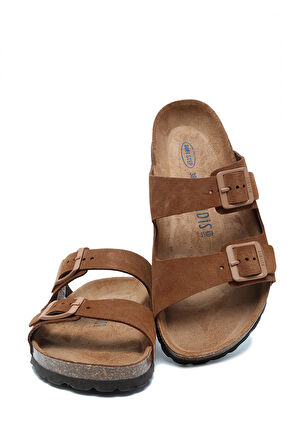 K14943 Kifidis Soft Step Kadın Çift Bantlı Mantar Terlik 36-41