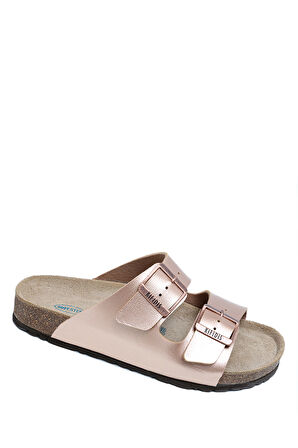 KS10260SK Kifidis Soft Step Kadın Çift Bantlı Mantar Terlik 36-41
