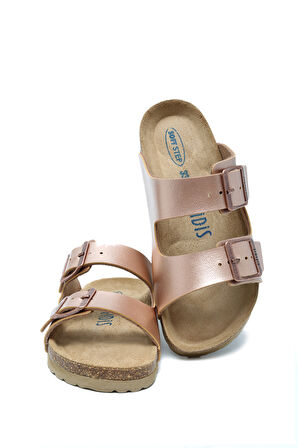 KS10260SJ Kifidis-Kids Soft Step Çocuk Çift Bantlı Mantar Terlik 30-35