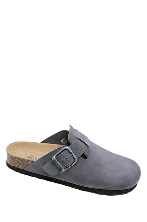 K13789SD Kifidis Soft Step Kadın Süet Deri Sabo Mantar Terlik 36-41