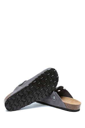 K13789SD Kifidis Soft Step Kadın Süet Deri Sabo Mantar Terlik 36-41