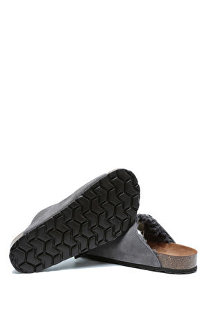 K15121SD Kifidis Soft Step Kadın Süet Deri Sabo Mantar Terlik 36-41