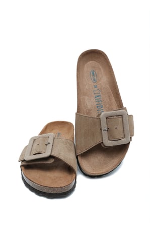 K13664 Kifidis Soft Step Kadın Tek Bantlı Mantar Terlik 36-41