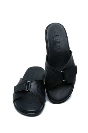 K1992-126 Kifidis Kadın Tek Bantlı ve Velkrolu Anatomik Deri Terlik 36-41