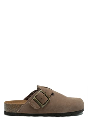 K13740SK Kifidis Soft Step Kadın Süet Deri Sabo Mantar Terlik 36-41