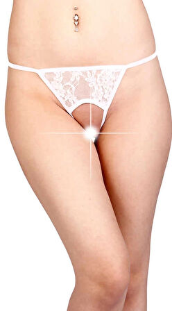 BEYAZ ÖZEL BÖLGESI AÇIK FANTAZI STRING TM1163