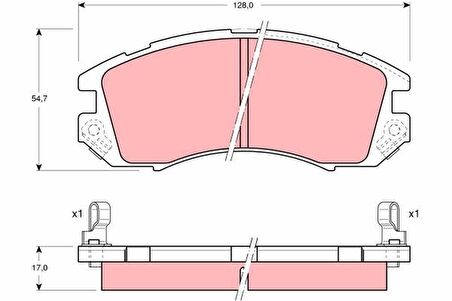 Subaru Impreza 1997-2000 Ön Fren Disk Balatası