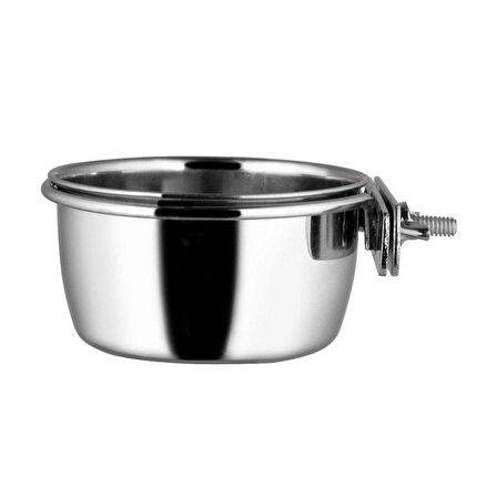 Oripet Vidalı Askılı Çelik Kuş Yem Kabı 5 Oz