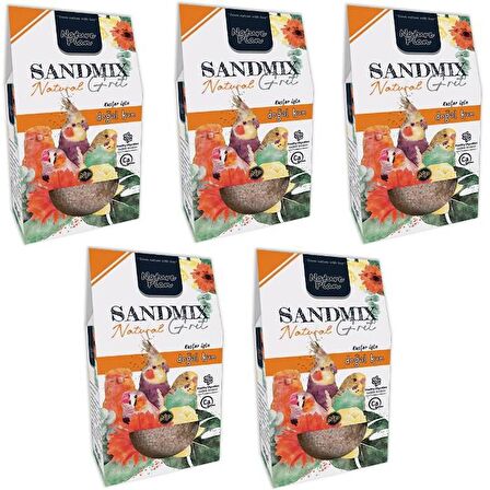 Nature Plan Sandmix Grit Natural Kuş Kumu 250 Gr - 5 Adet