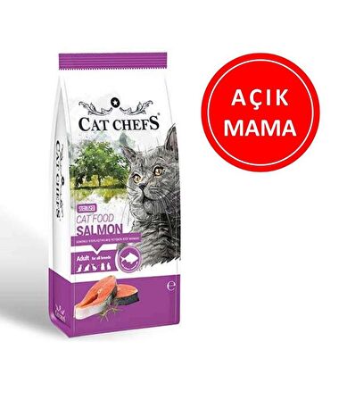 Cat Chefs Somonlu Kısır Kedi Maması 1 Kg AÇIK