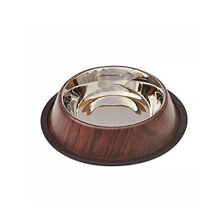 EuroDog ASR(W) 64 Oz Bambu Desenli Kedi ve Köpek Mama Su Kabı 