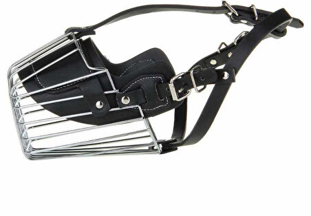 Sanlian Kısa Burun Metal Köpek Ağızlığı 33 cm